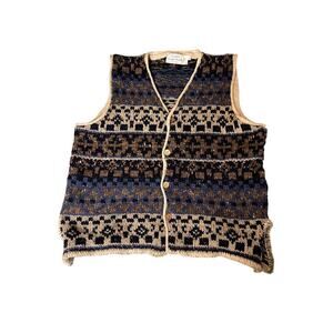 Quills Woolen market men's large vest Ireland Grandpa Core, Heritage
